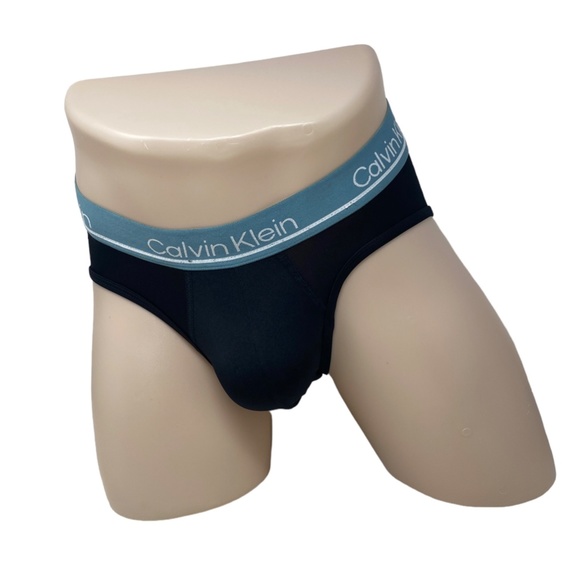 Calvin Klein Microfiber Black Hip Brief 4 Pack Underwear Men's Size NP24450009 - Picture 5 of 9